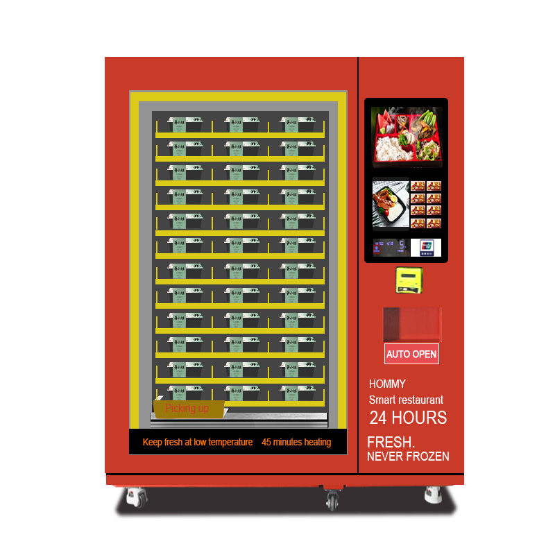 Máquina expendedora de hamburguesas automática